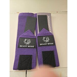 TECEUM Weightlifting 12" Wrist Wraps Thumb Loop Beast Mode Heavy Duty Brace